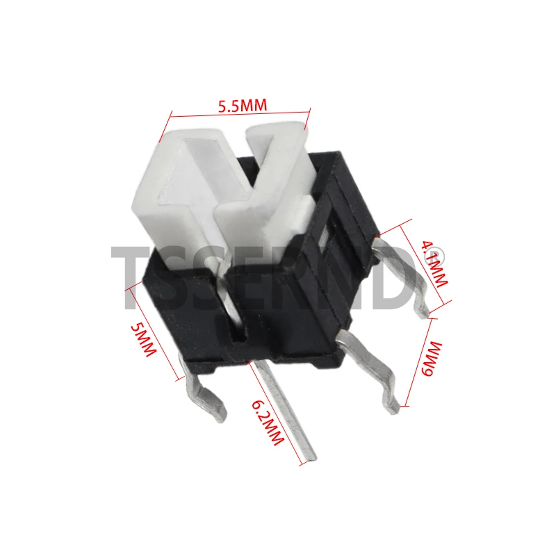 10PCS Iight Touch Switch 6*6*7 H Tactile Switches With LED Red White Blue Yellow Green 6X6X7MM Microswitch/Key 6*6*7.2mm