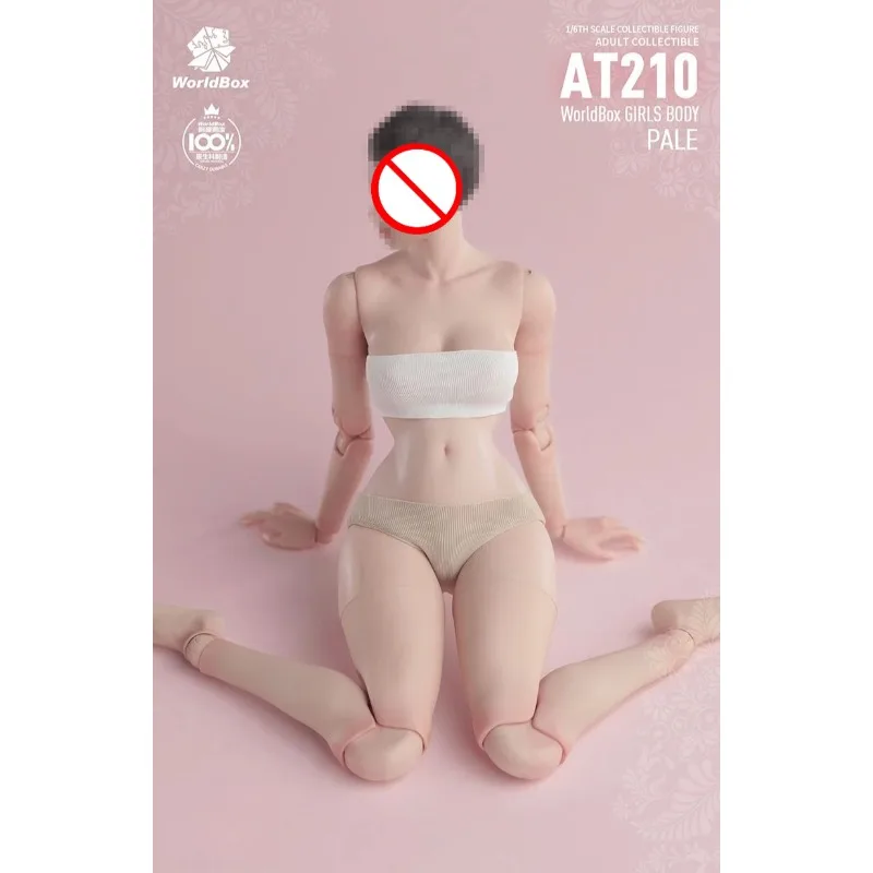 Worldbox AT210 1/6 Schaal Schoonheid Wesp Taille Volledige Bil Gezamenlijke Lichaam 27 cm Super Flexibele Action Figure Gelede Pop Lichaam