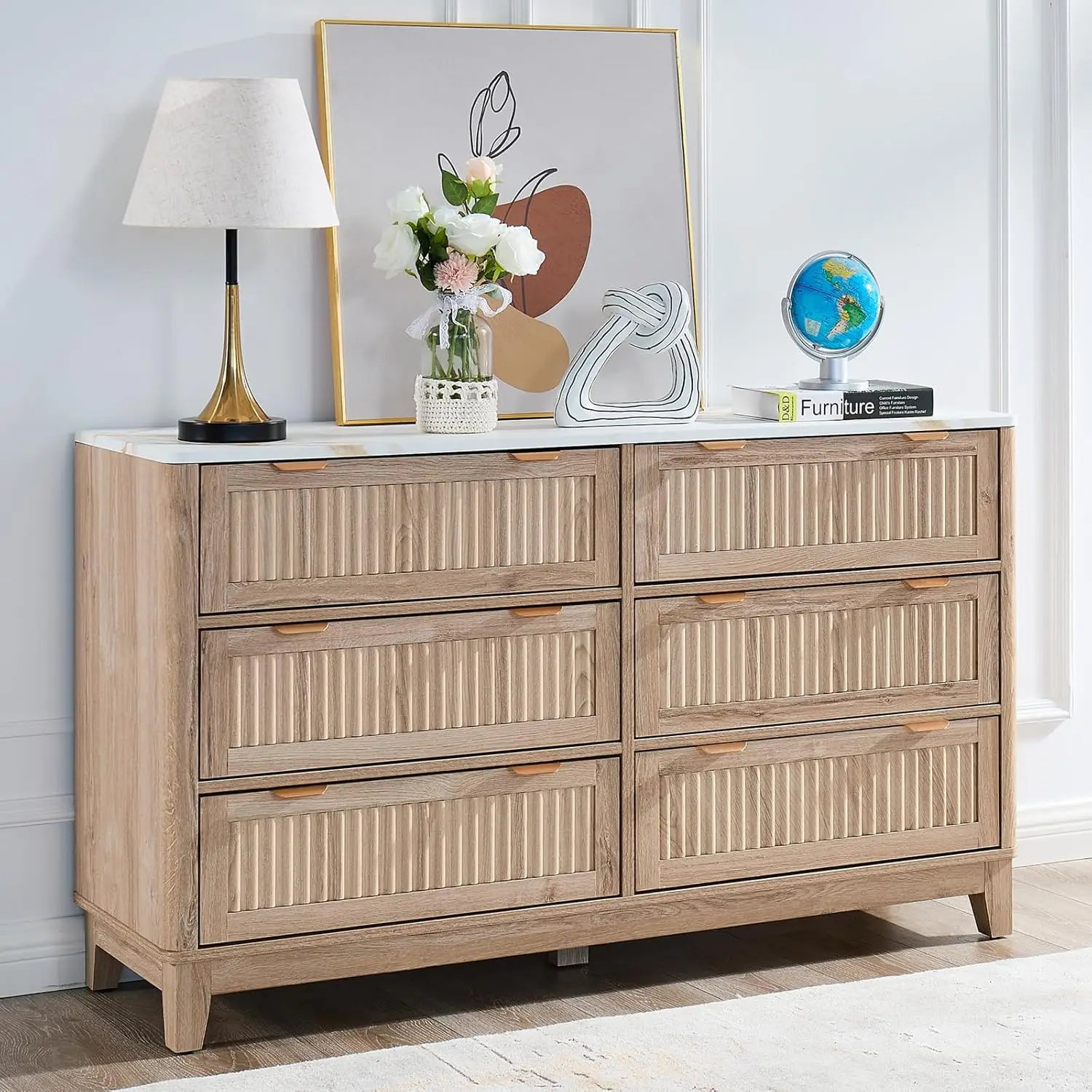6 drawers dresser for bedroom, 54