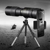 10-300x40 Telescope Zoom Portable Powerful Binoculars, With Tripod And Mobile Phone Bracket, Camping Travel Remote Monocular