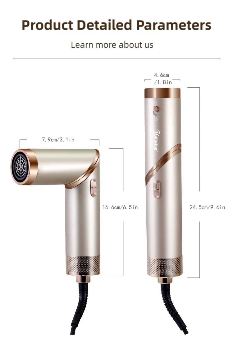 5-in-1-Griff, faltbarer Haartrockner, tragbarer multifunktionaler Haartrockner für zu Hause, Negativ-Ionen-Haarpflege, Lockenstab, persönliches Styling – Detail 8