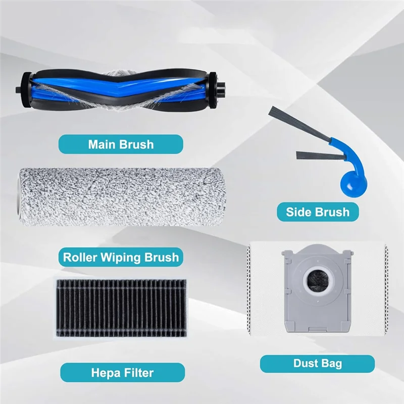 Accessory Set For Ecovacs Deebot T80 Omni/X8 PRO OMNI/X8 Omni Vacuum Cleaner Parts-A58E