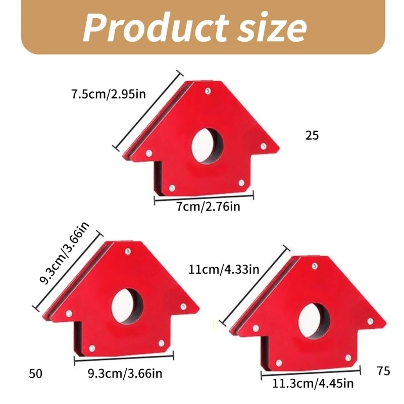 Supporto per staffa per posizionatore saldatura in ferro con base magnetica per fissaggio stabile