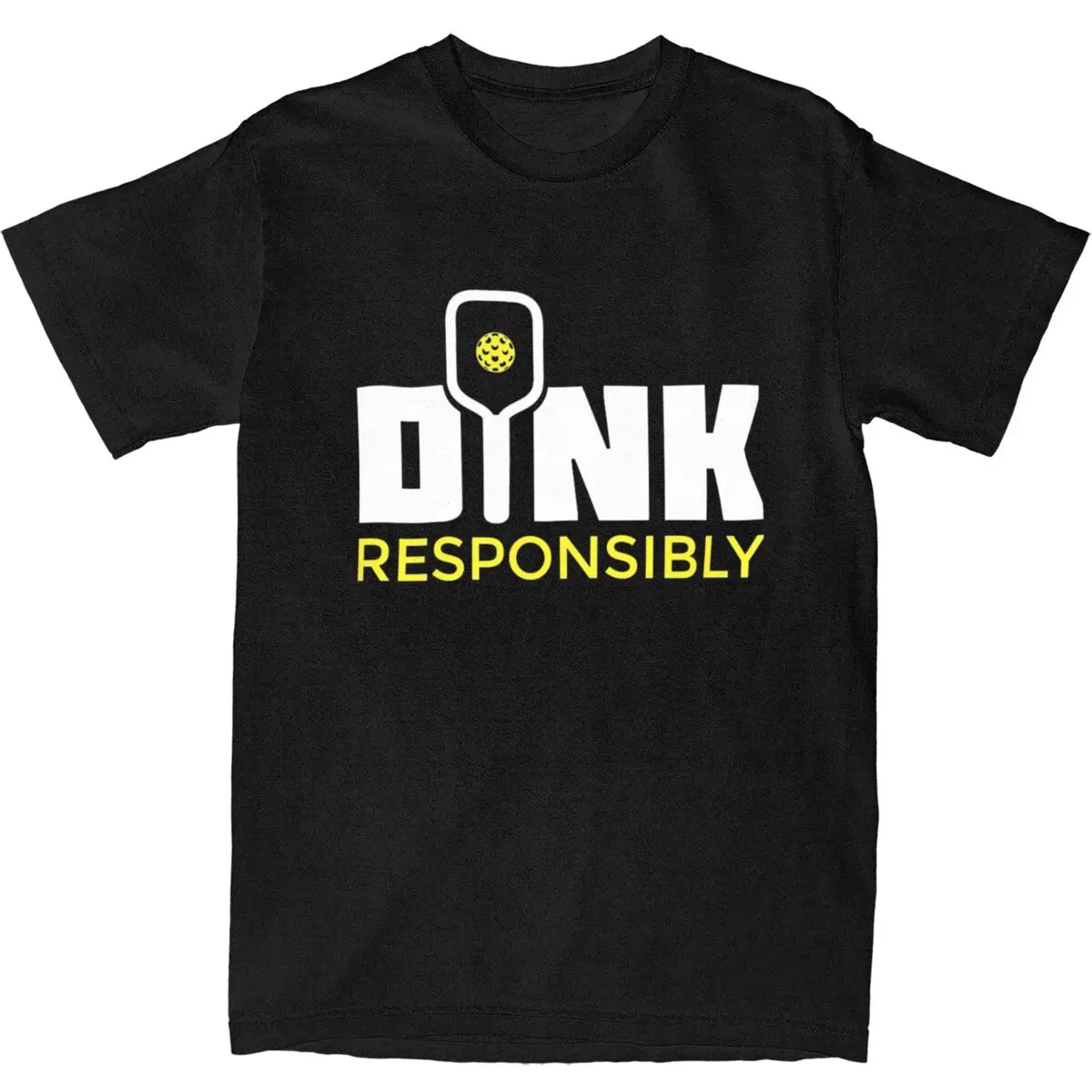 Fashion Dink Responsibly Pickleball Paddle T-Shirts Men Women Pure Cotton Pickle Ball Sport Tees Shirt New Arrival Clothes