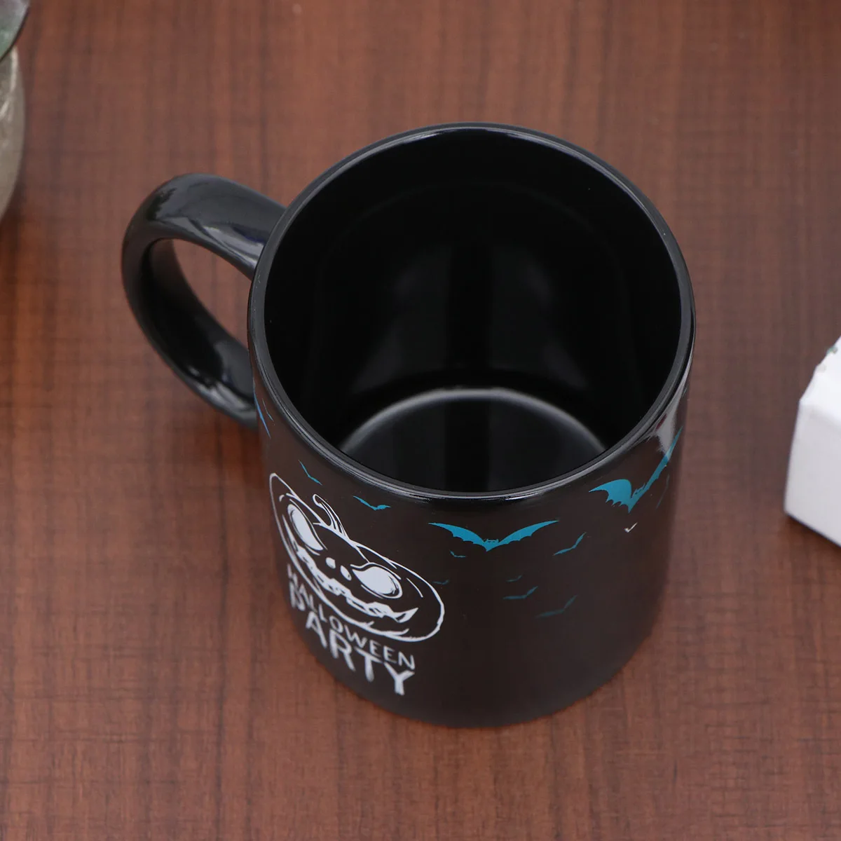 

1Pcs Halloween Ceramic Mug 330Ml Color Changing Heat Sensitive Cup for Coffee Tea Milk Creative Color Mug Halloween Mugs