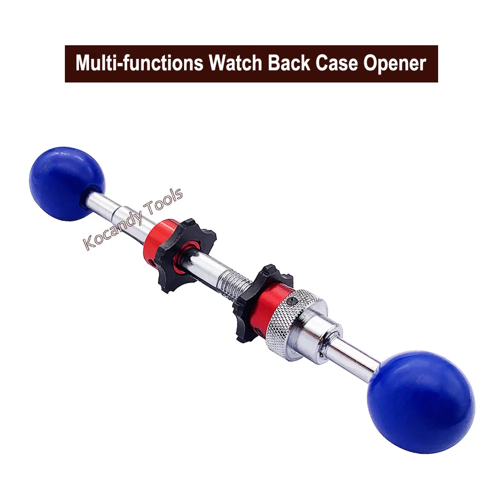 Long style Multi-functions Watch Back Case Opener Double Rolling Balls for Thread Screw Repair Remover Tools