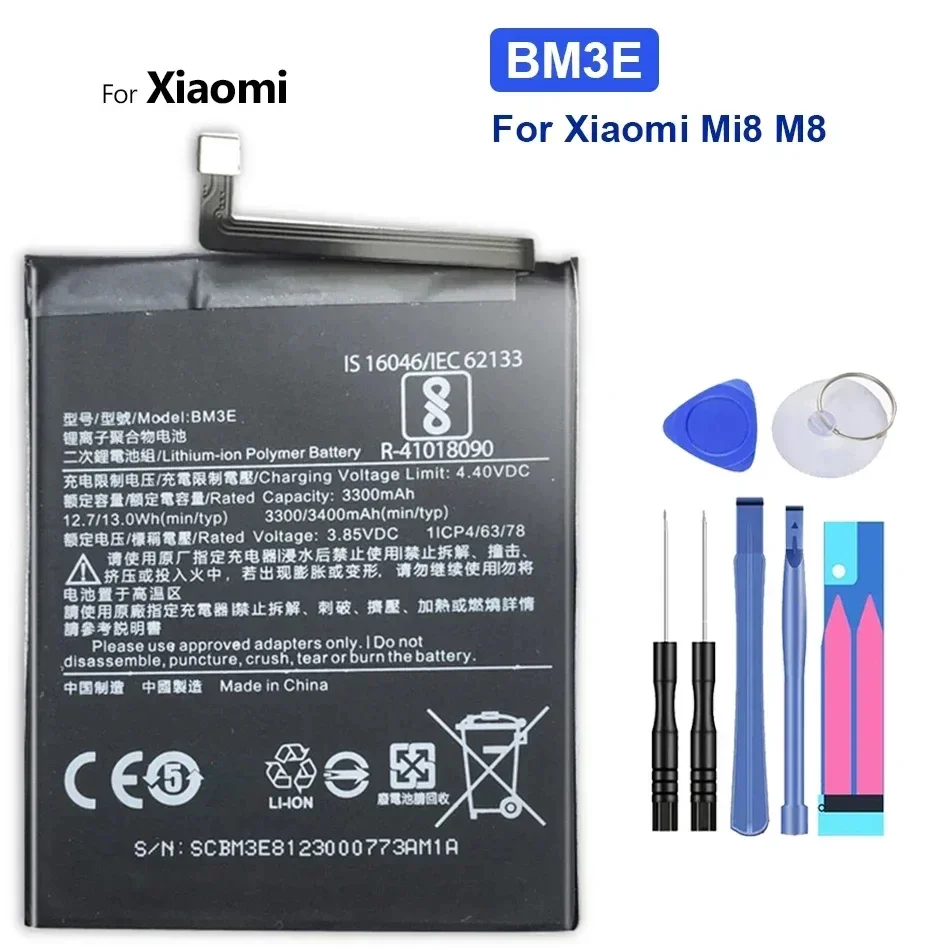 BM3J BM3F BN46 BM3E BM3D BM4J BN51 Battery for Xiaomi 8 mi 8 M8 SE MI8 Lite/Mi8 Pro Mi 8 Explorer/for Redmi 7 8A Note 6 8 Pro