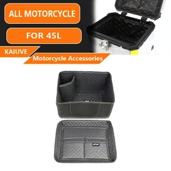 For 45L Universal Motorcycle Tail Top Box Cover Pad Luggage Case Storage Toolbox Inside Liner Inner Lining Cushion PU Leather