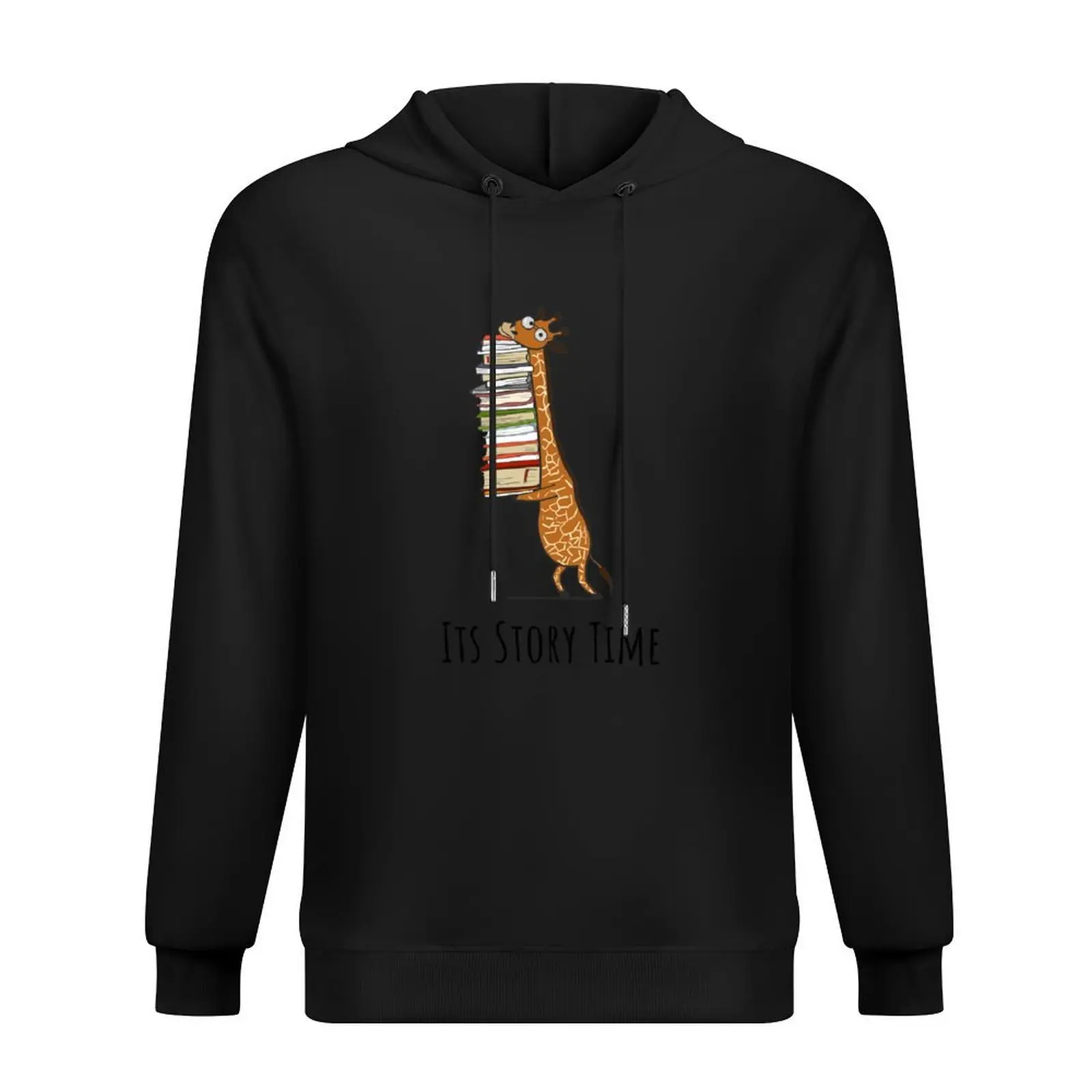 

Funny Giraffe Holding a Stack of Books - It's Story Time - Book Lover Gift, Phones Cases And Other Gift Hoodie