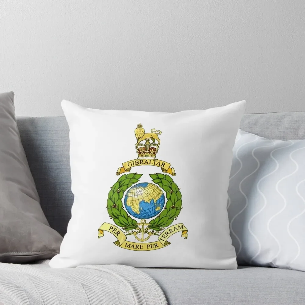 

Royal Marines Emblem Throw Pillow Christmas Pillow Covers Cushions pillow