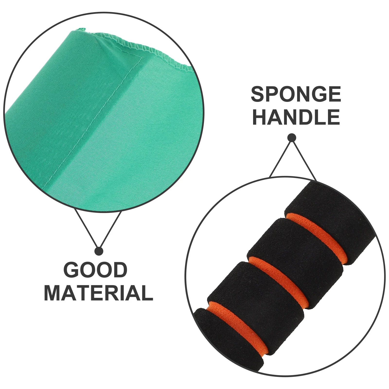 4-delige roestvrijstalen paalvlag zwaaiende wedstrijd scheidsrechtervlaggen commandant rood voetbalhandsignaal