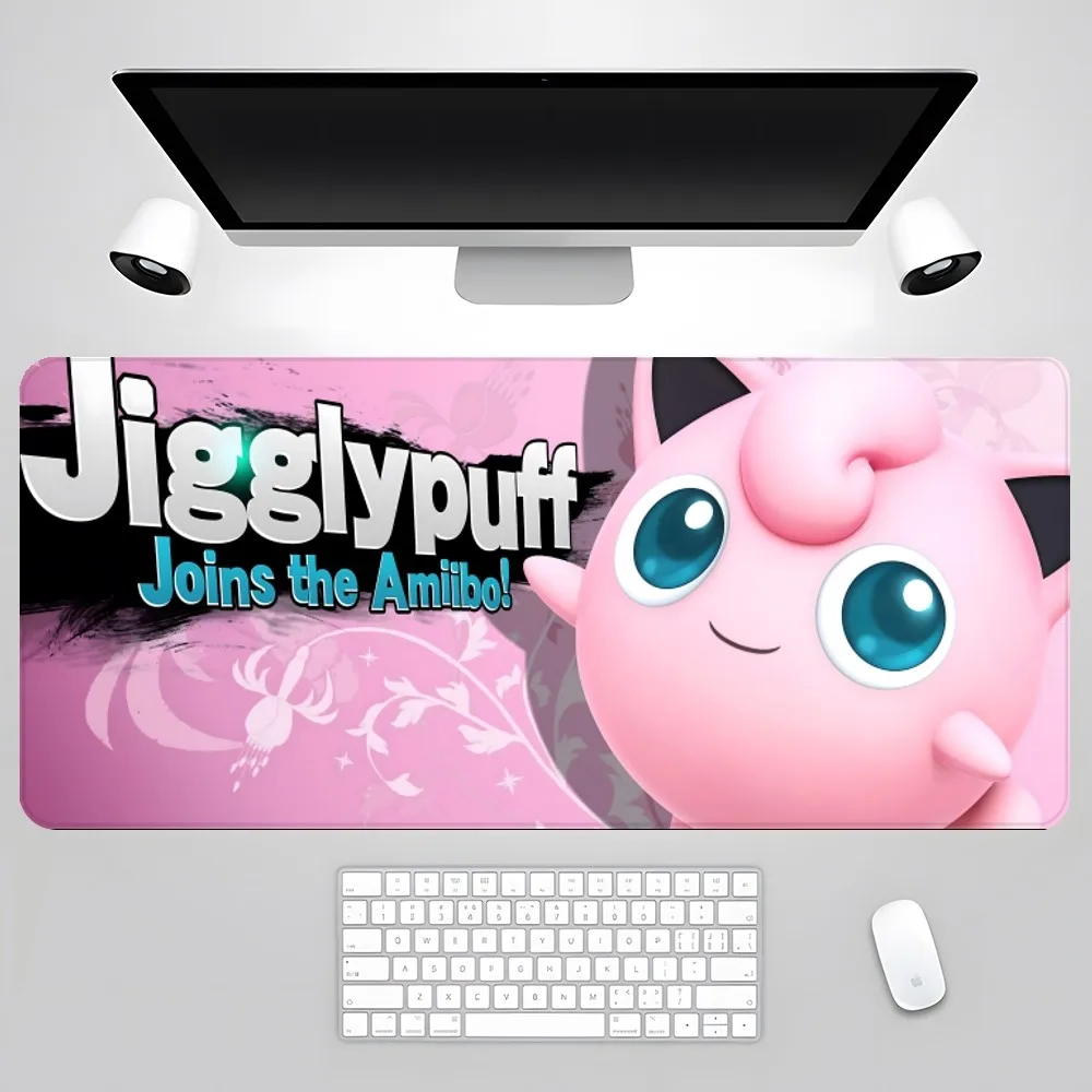 Pokemon Jigglypuff Mouse Pad Gamer Pc Gaming Accessories Rubber Mat XXL Deskmat Mats Keyboard Cabinet Mause Laptops