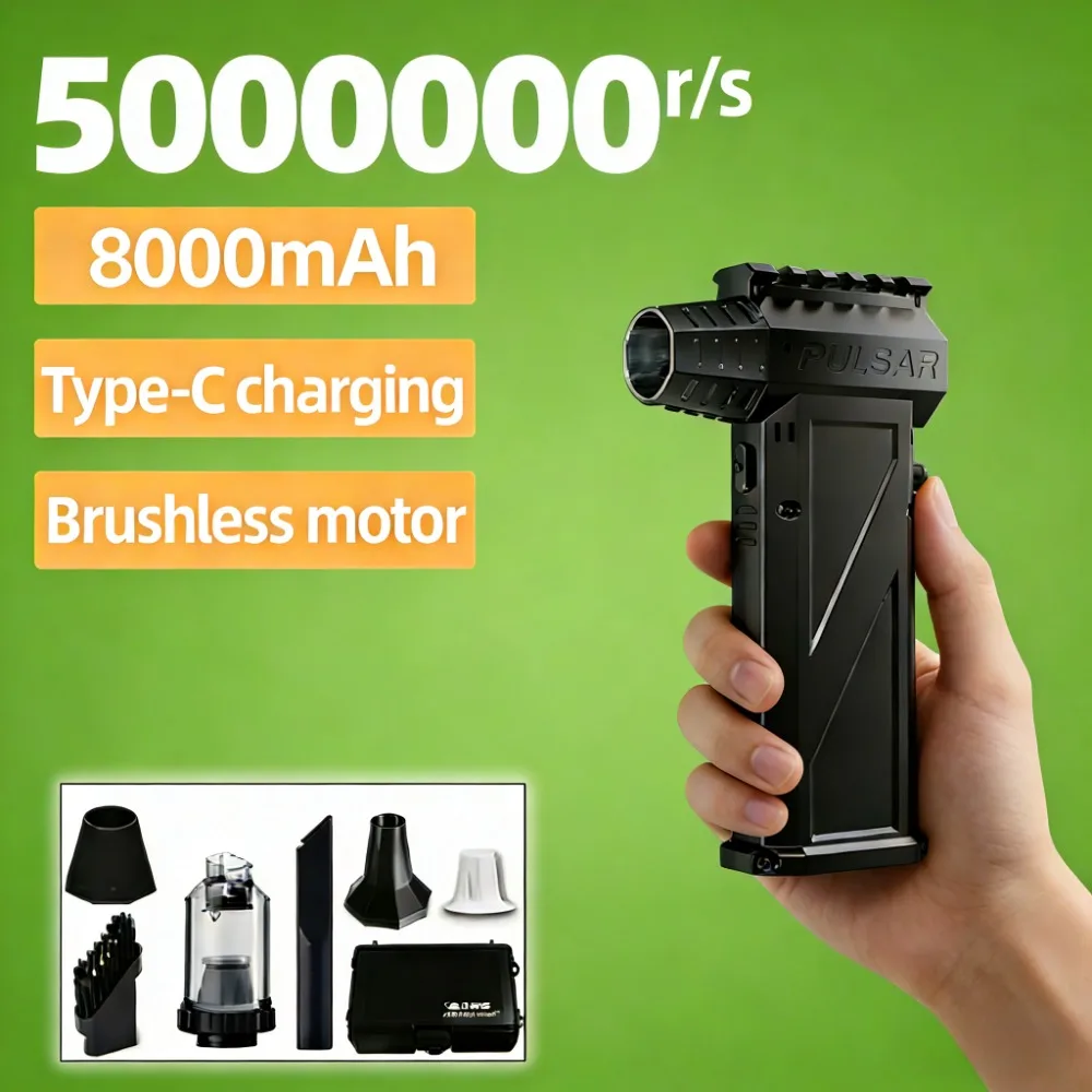 

Снегоуборочная машина X3Pro для зимы | Бесщеточный вентилятор 500000 об/мин, 58 м/с, с зарядкой Type-C, для пылесоса