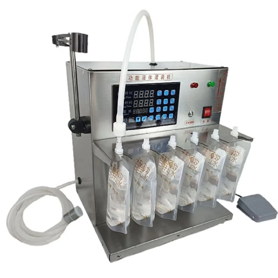 Self standing bag filling machine High temperature filling machine Cow soup milk soybean milk Chinese medicine liquid nozzle bag