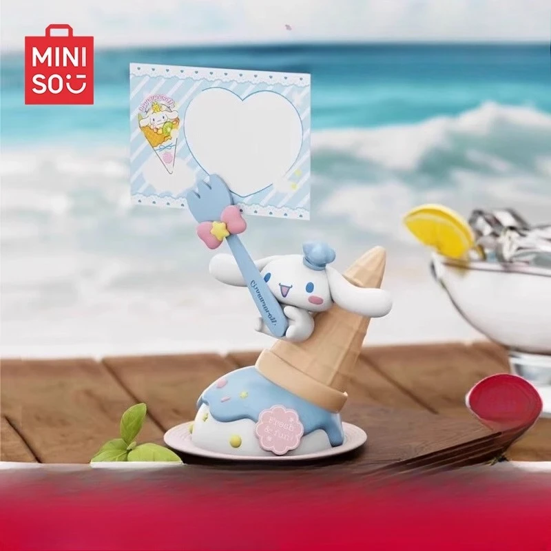 

В наличии MINISO Sanrio Dessert Notes Pachy Dog Yugui Dog Периферийные подарки Слепая коробка Фигурки Украшения