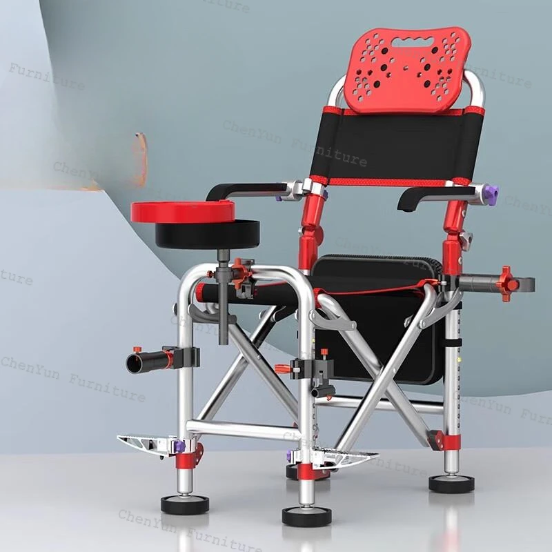 

Bait Disc Bracket Fishing Chairs Fold Portable All Terrain Comfort Fishing Chairs Backrest Banco De Pesca Entertainment