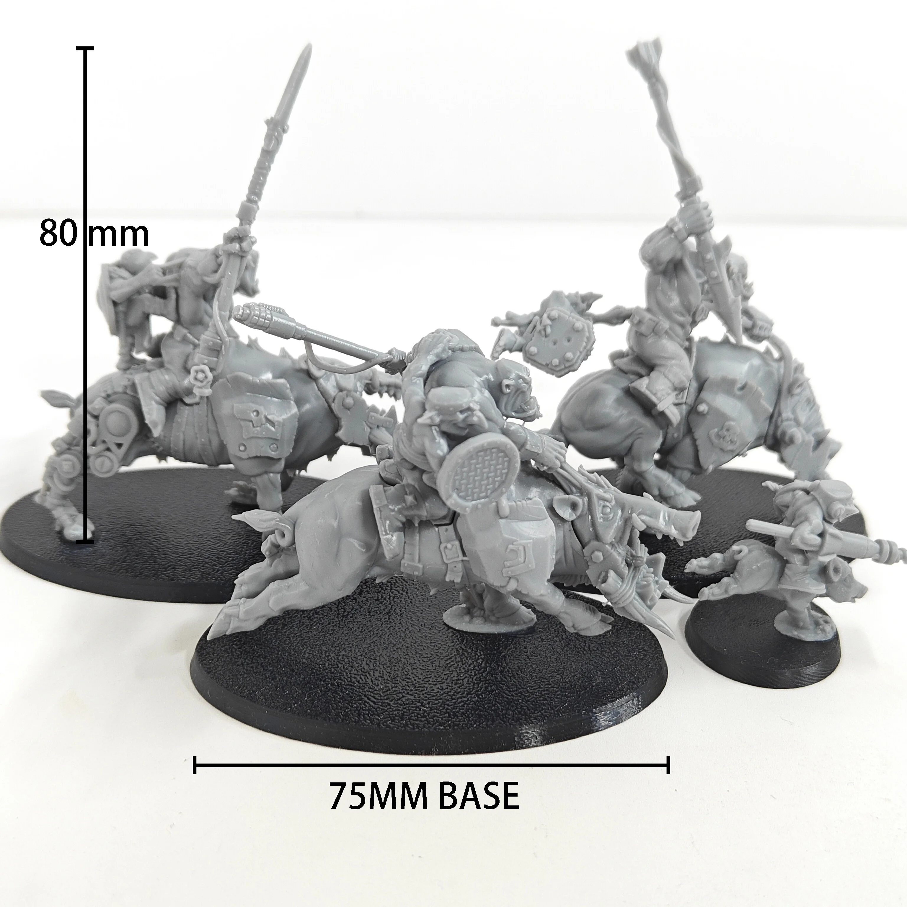 Garage Kits Table Top Miniatures Orc Boar (big set) resin kits figure unpainted miniatures  zw640