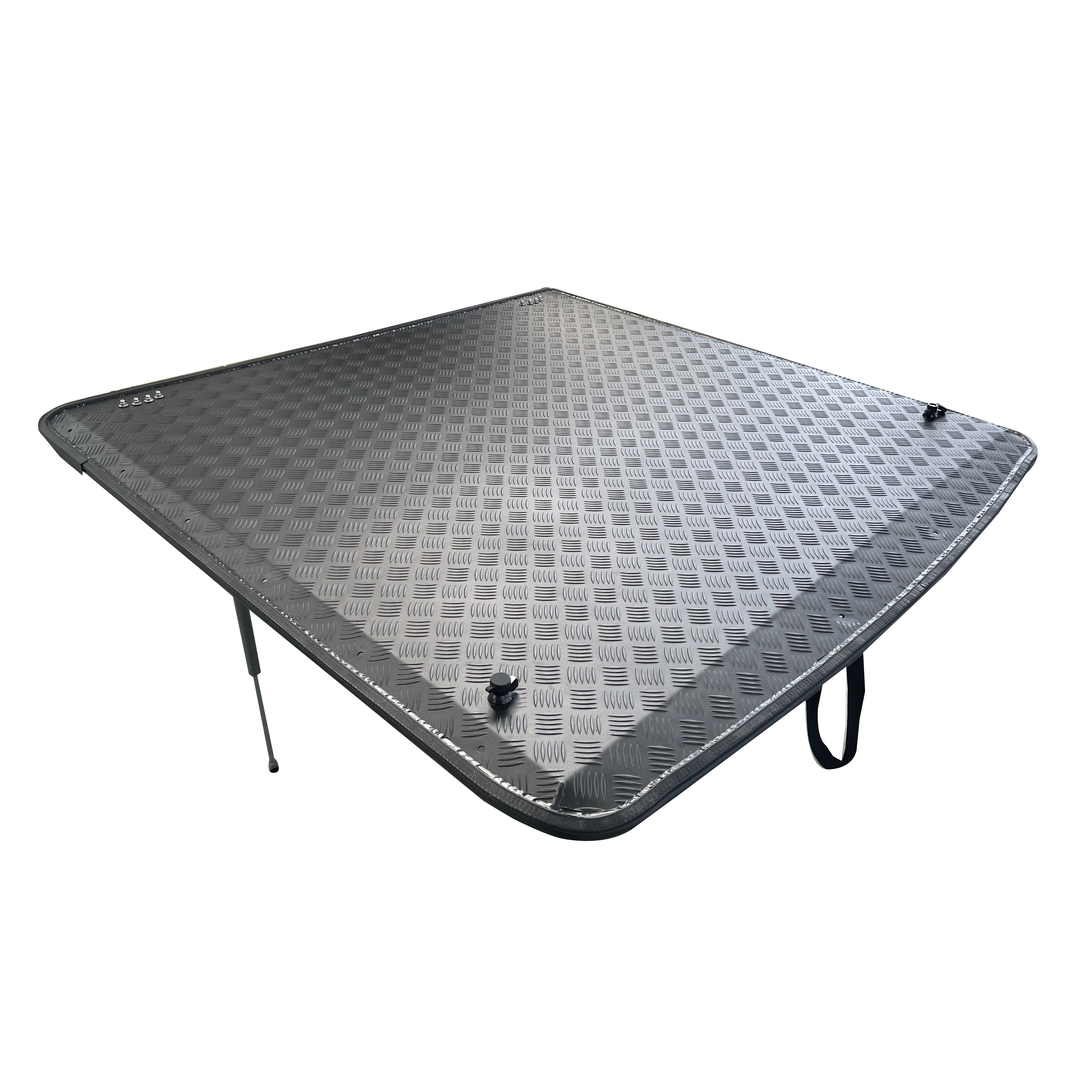 

Waterproof Shockproof Dustproof Aluminum Alloy Manual Hard Type Custom Size Pickup Truck Tonneau Cover