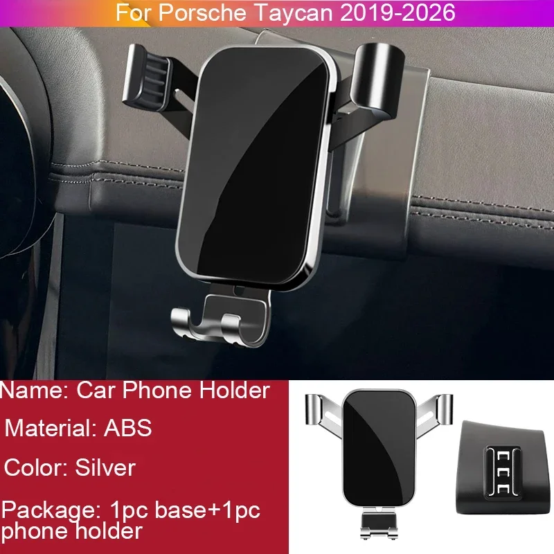 

Держатель для телефона и GPS-навигатора в автомобиль, специальный аксессуар для Porsche Taycan, Cayenne, Macan, Panamera, 718, 911 (2014-2026)