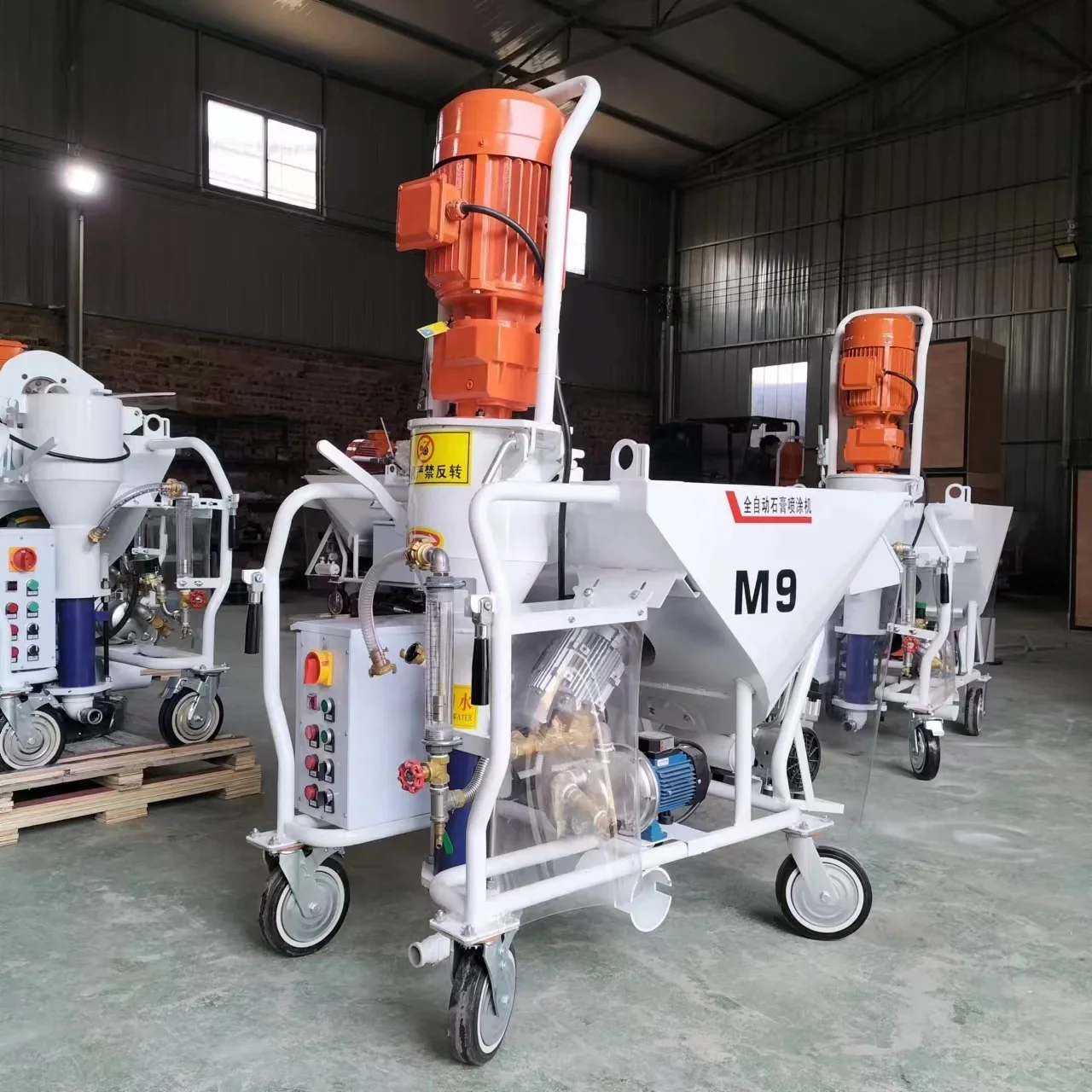 Gypsum Mortar Spraying Machine Ridge Plastering Machine