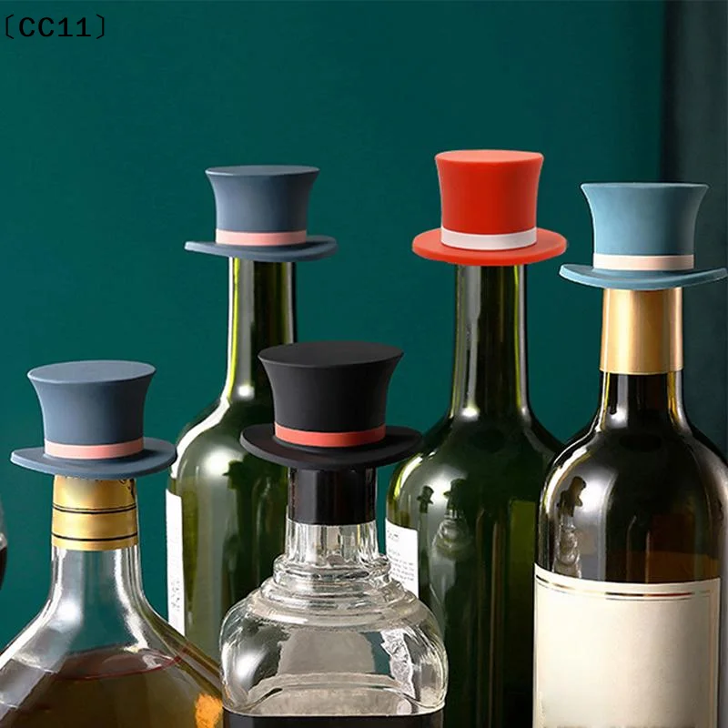 Magic Hat Wine Bottle Stopper Seal Cork Cover Silicone Wine Bottle Stopper Kitchen Tools〔CC11〕