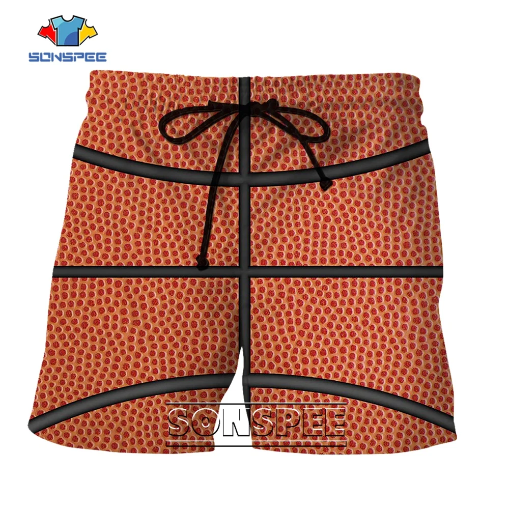 SONSPEE 2022 Trend Funny Basketball Graphic 3D Print Shorts Summer Cosplay Mens Designer Clothes Women's Oversize Short Pants