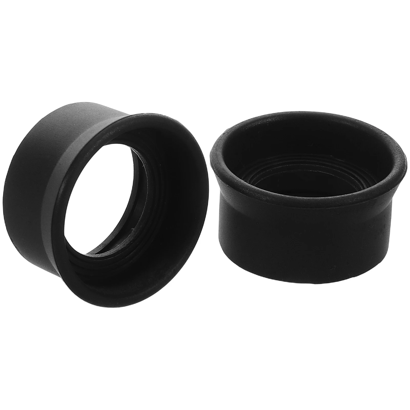 

2pcs Microscope Eyepiece Cover Rubber Telescope Dust Cap Cup Eyeshade AntiGlare Scientific Accessories