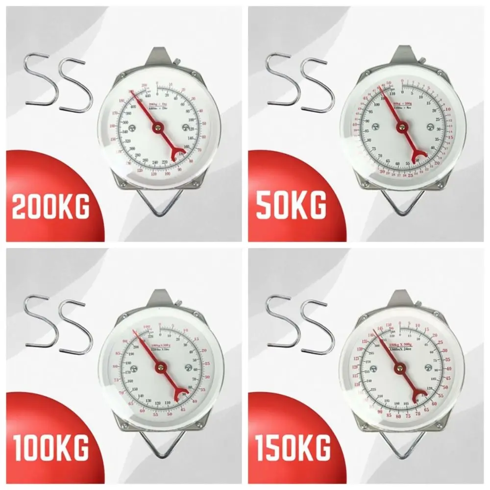 Accurate Measurement Mechanical Hanging Scales with Hanging Hook Portable Luggage Scale Strong Durable Weighing Apparatus