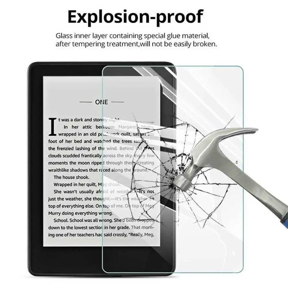 2Pcs Screen Protector for Kindle Paperwhite 2024 12th Generation 7 inch Tempered Glass Protective Film