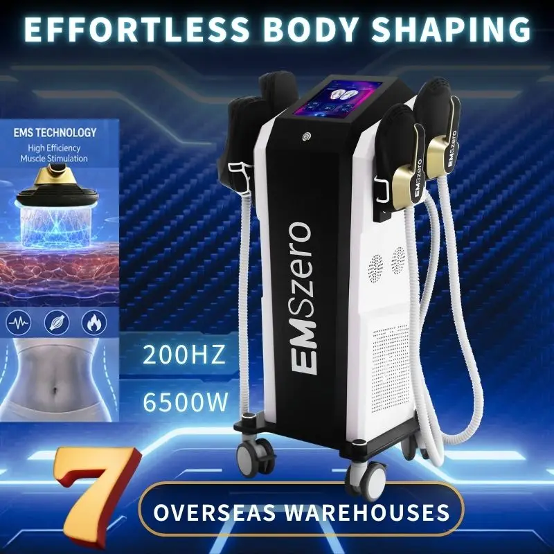 Emszero Neo Body Sculpt RF Machine 4 Handles Muscle Building Hip Lift Ems Zero Enhance Pelvic Floor Muscle Stimulator