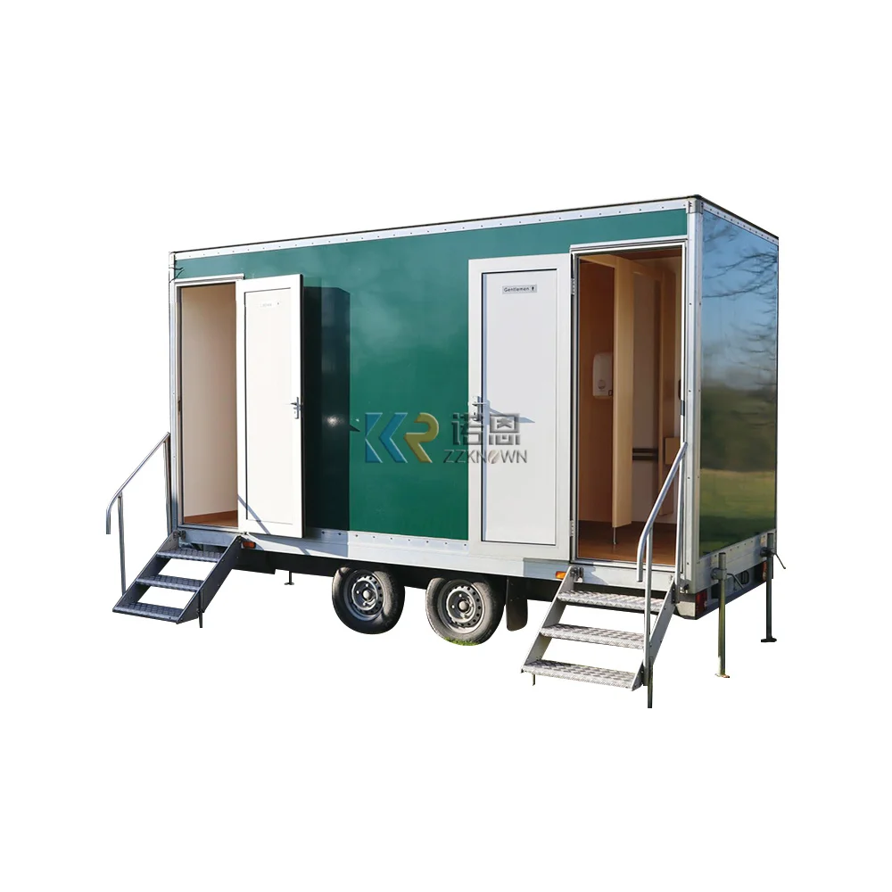 Factory Luxury Mobile Portable VIP Trailer Toilet Design! China Customized Modern Hotel