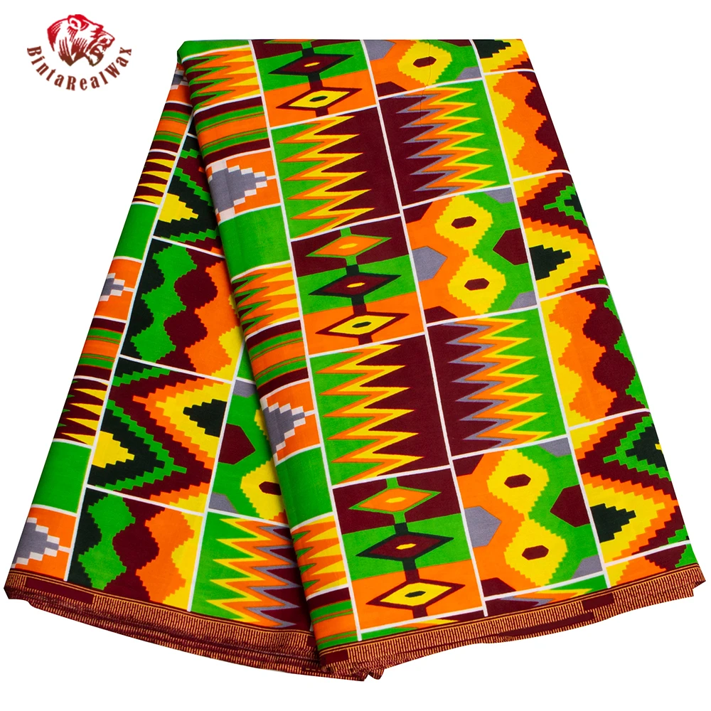 African Cotton Fabric Light Co - Sewing Batik 评论和价格