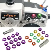 12pcs STAR POWER Radio Control Switch 7 Color Nut with 1pcs Wrench for  RadioLink Futaba JR Frsky i6