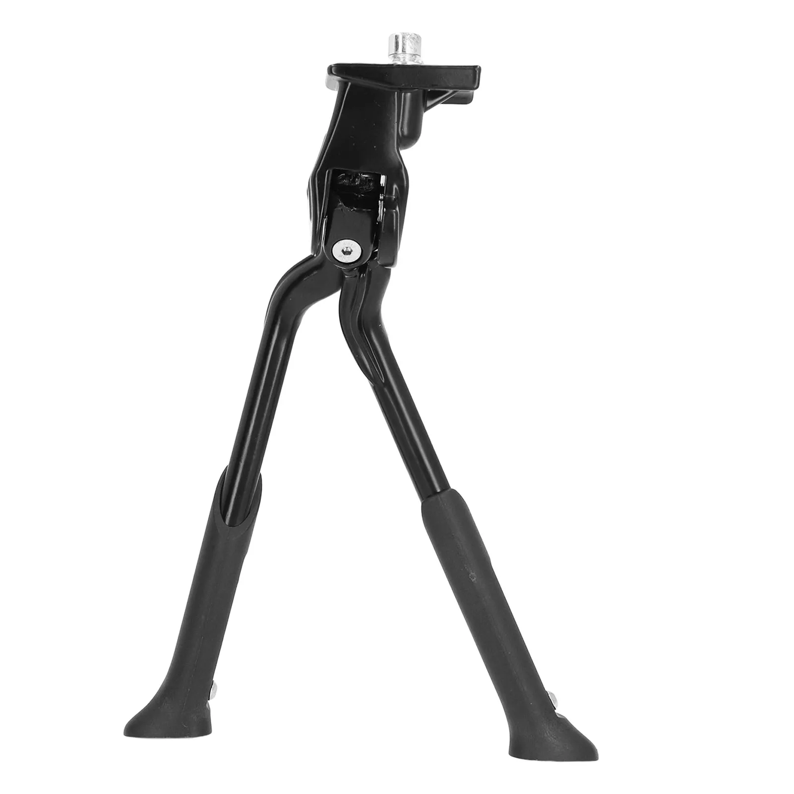 Doppelbein-Fahrradständer mit 7 Löchern, höhenverstellbarer, rutschfester Fahrradständer aus Aluminiumlegierung für Faltrad, Mountainbike