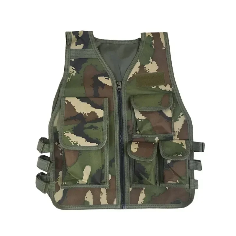 Hunting Children Tactical Combat Camouflage Clothing Vest Army Kids Adults Uniforms For Forces Military Cosplay Jungle Costumes