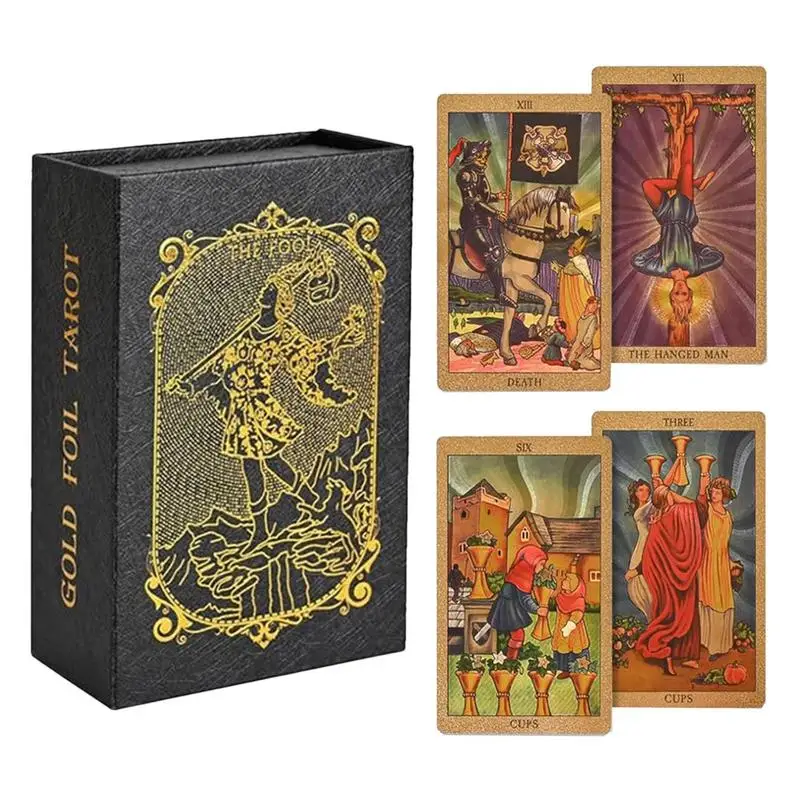 Standard Tarot Decks Explore the Mystical World of Tarot Divination Tools English Version Standard Tarot Decks with Guidebook