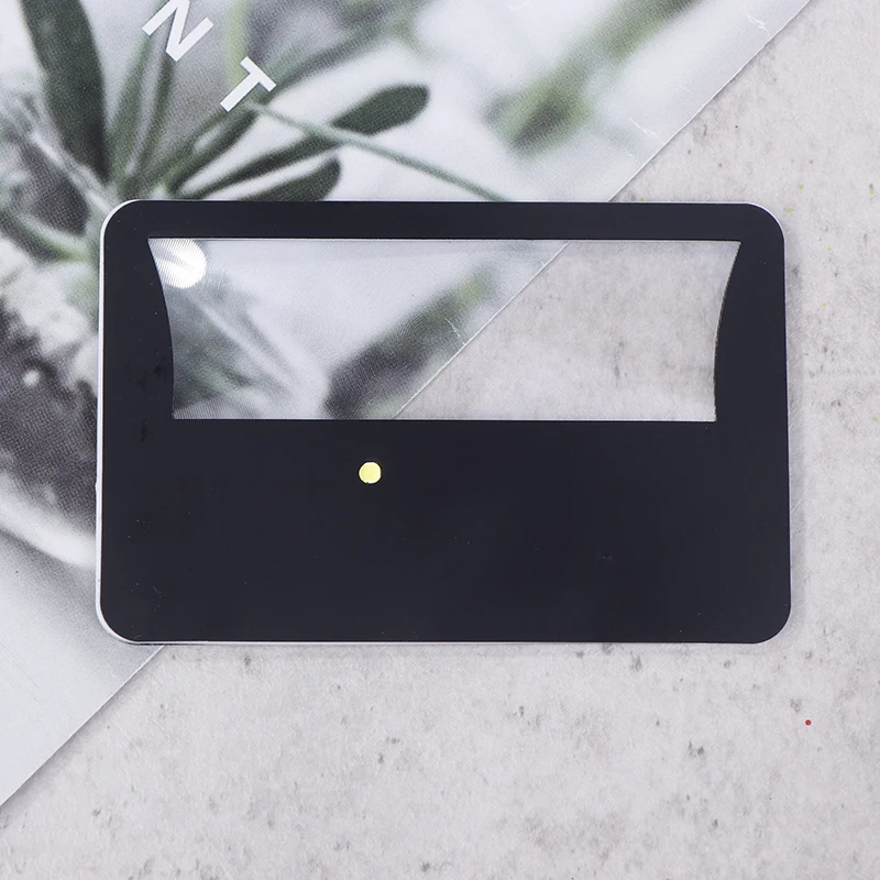 Card Magnifying Glass Elderly Portable Led Magnifying Glass Reading Magnifying Glass Lamp