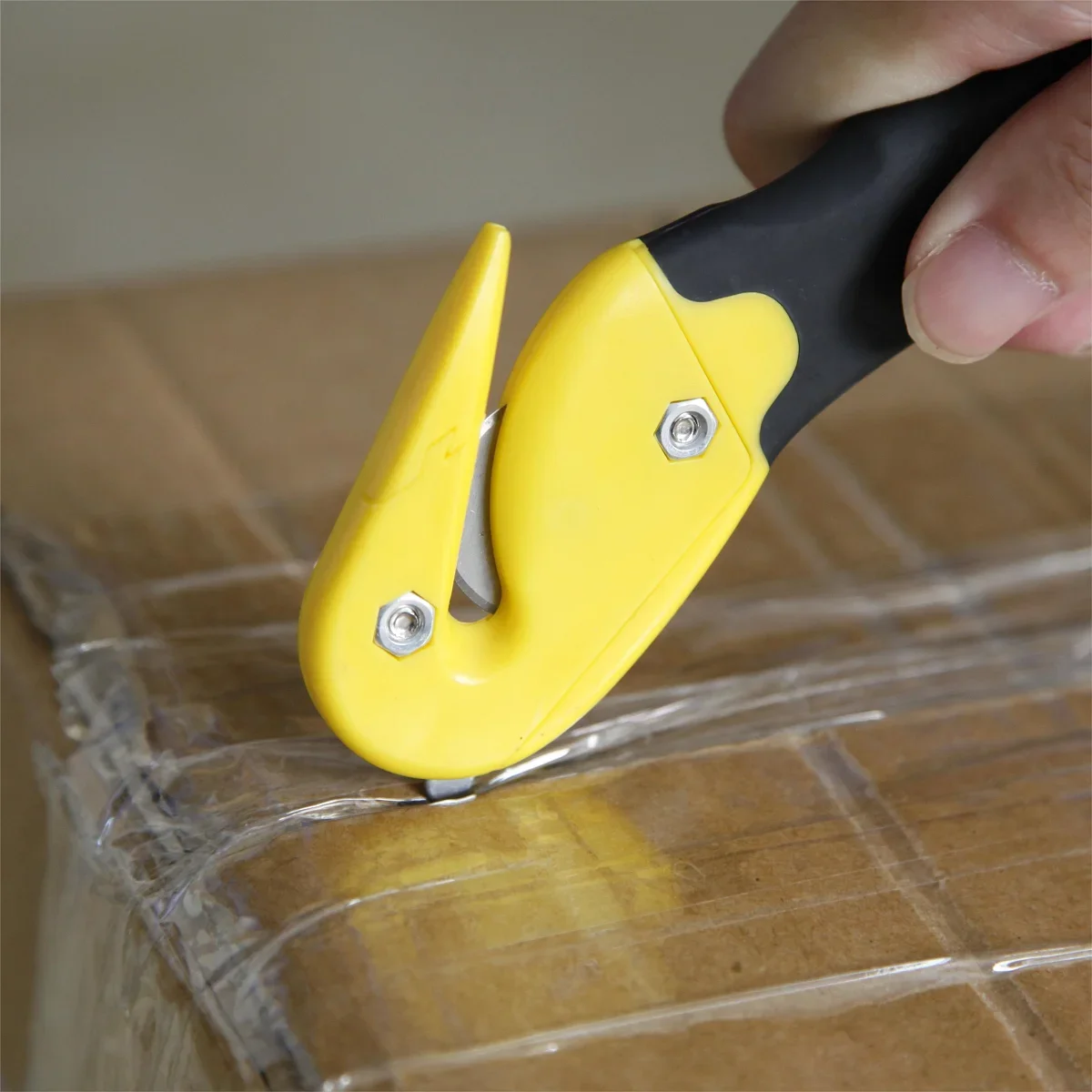 Imagem -03 - Tpr Fixed Blade Knives Faca de Segurança Abridor de Caixa Abs Punho Plástico Ergonômico Ferramentas de Corte Multifuncionais Cortador Aberto