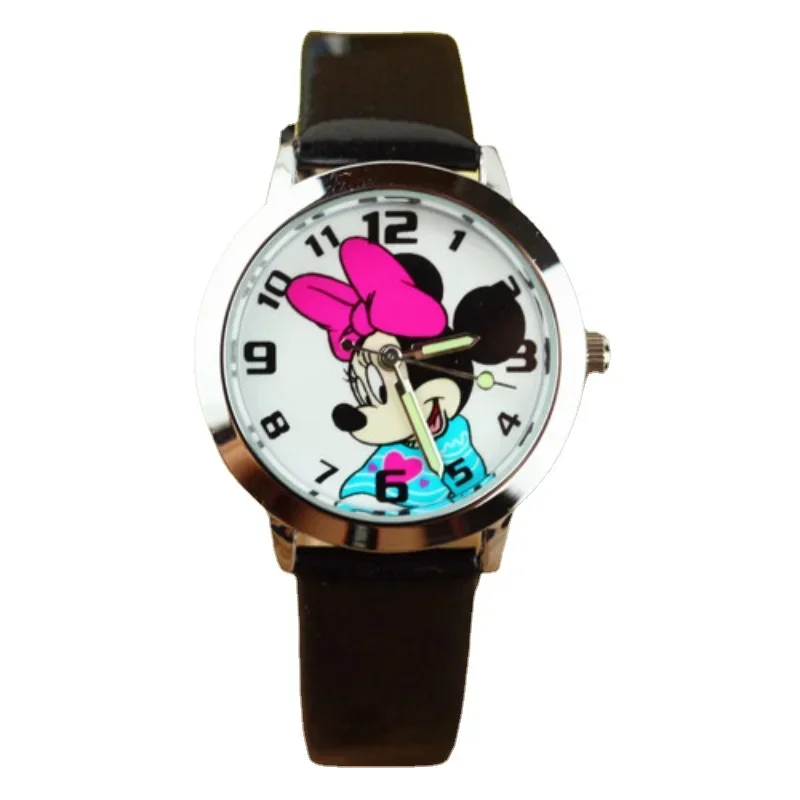 Disney Minnie Kids Watch Waterproof Cartoon Children Quartz Watches Womens Girls Time Machines Clock Birthday Gifts Top Brand