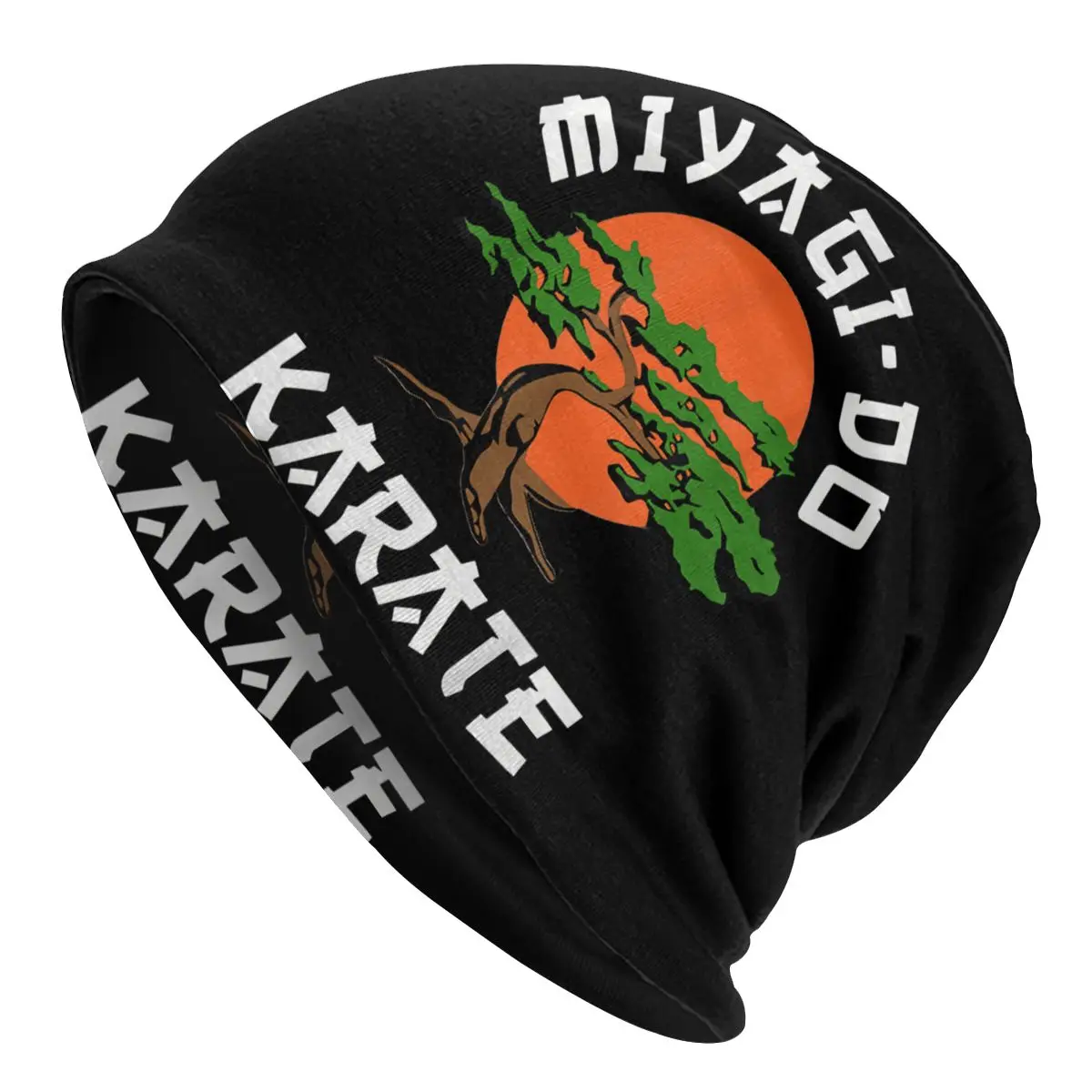 Cobra Kai Skullies Beanies Autumn Spring Hats Vintage Miyagi-Do Karate Bonsai Tree Thin Bonnet Special Caps Men Women's Earmuffs