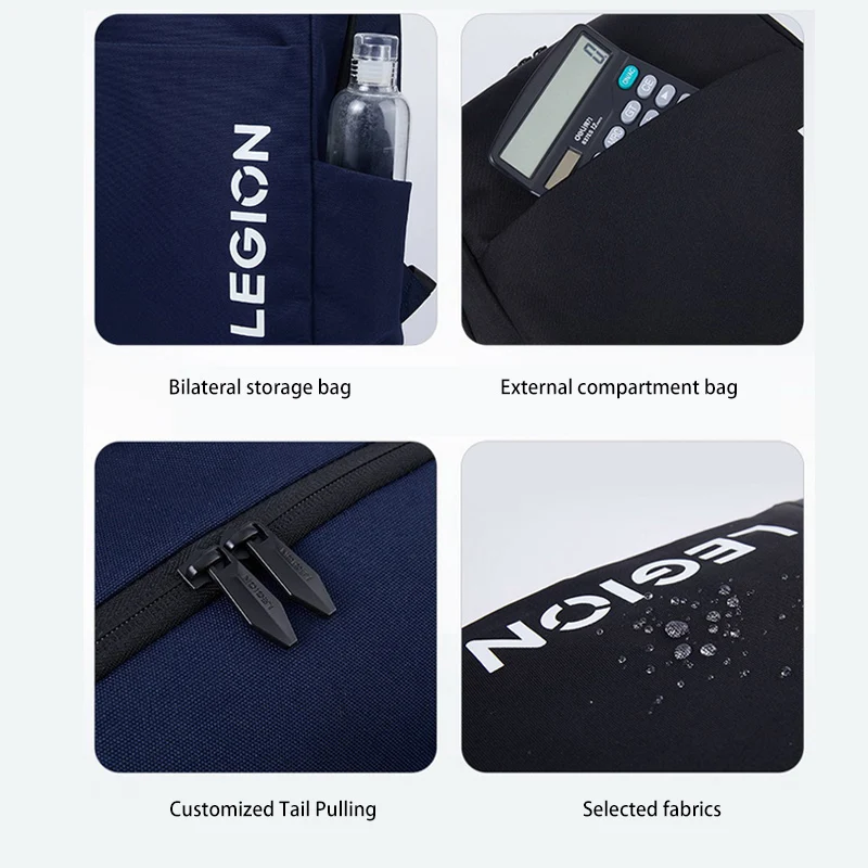 حقيبة الكمبيوتر المحمول Lenovo Savior C1 باللون الأسود مقاس 16 بوصة بعد حقيبة ظهر الكمبيوتر المحمولة #3