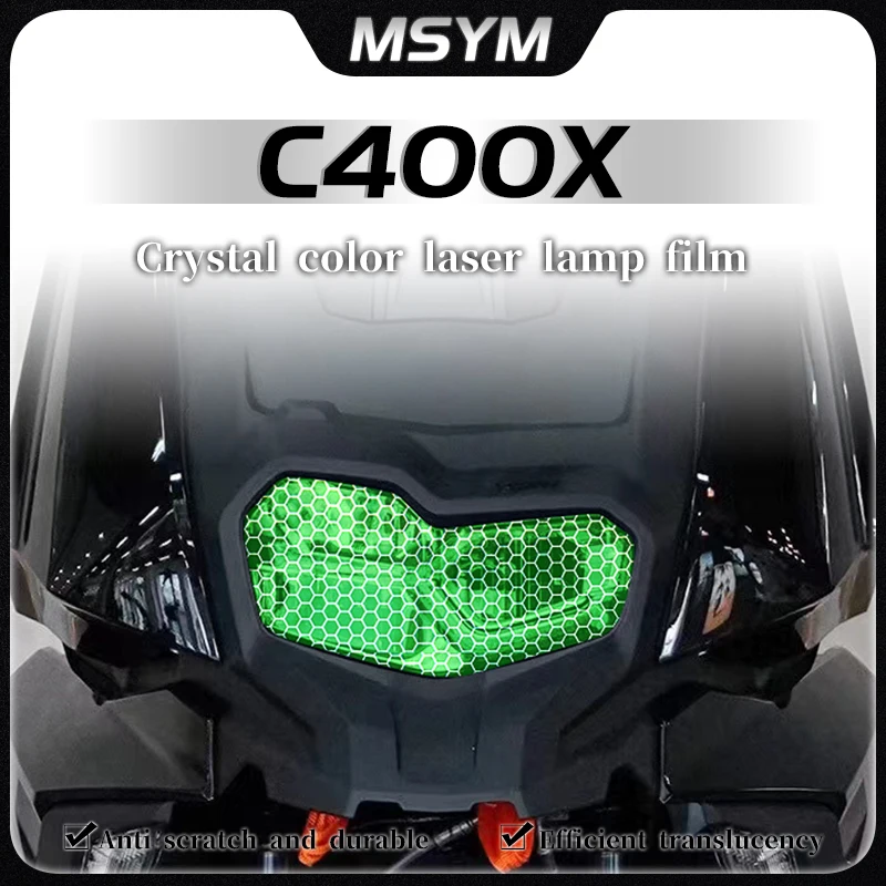 

For BMW C400X C 400 X c 400x Headlight film honeycomb laser protective film transparent sticker modification accessories