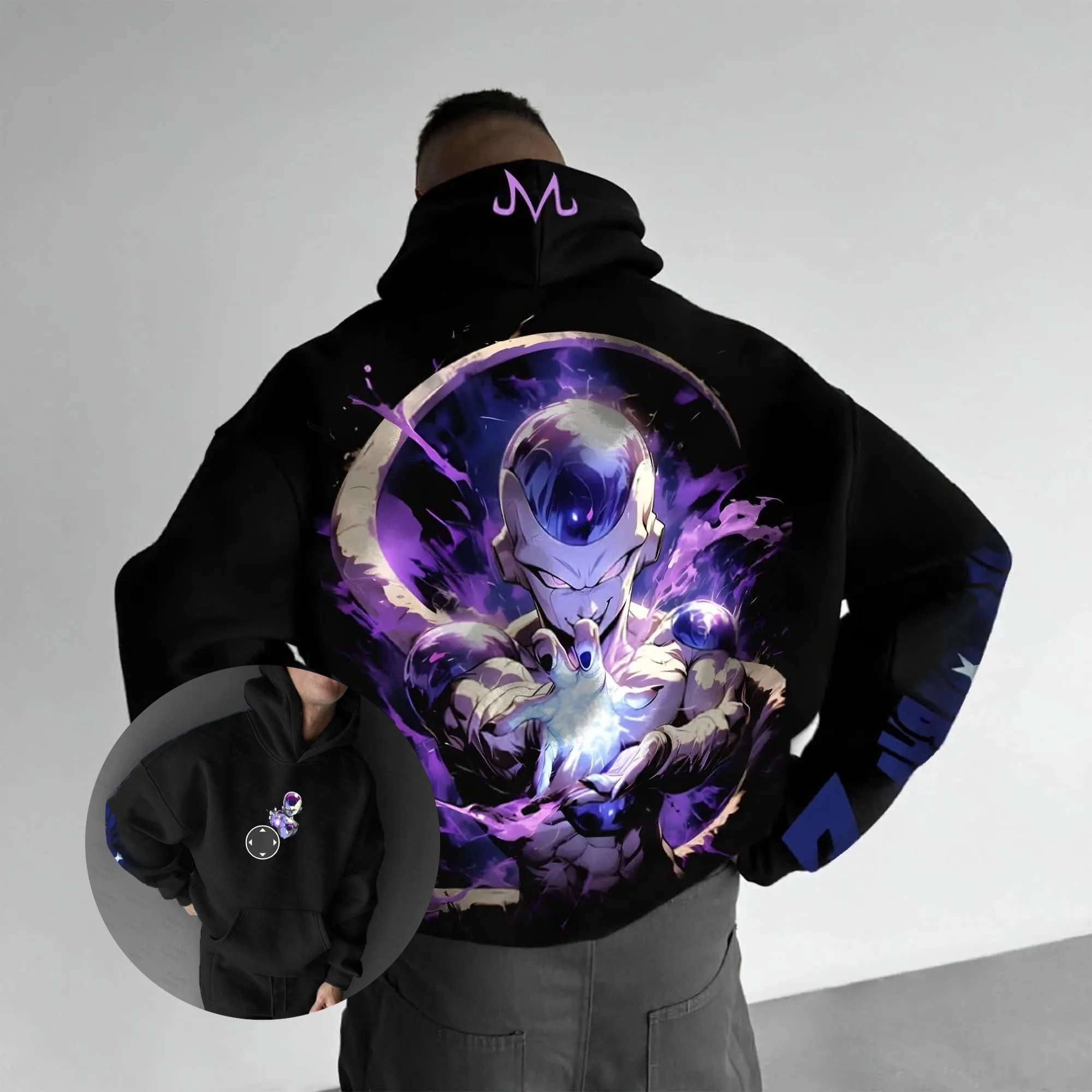 

Dragon Ball Frieza Anime Hooded Sweatshirt Men Women Streetwear Casual Pullover Hoodie Graphic Print Spring Autumn Fashion​​ Top