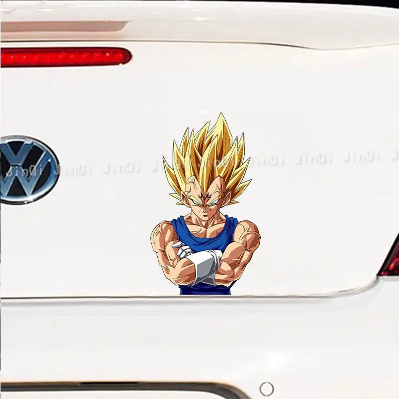 Cartoon Anime Dragon Ball Motorcycle Waterproof Decoration Sticker Personalized Car Door Bumper Scratch Covering Sticker