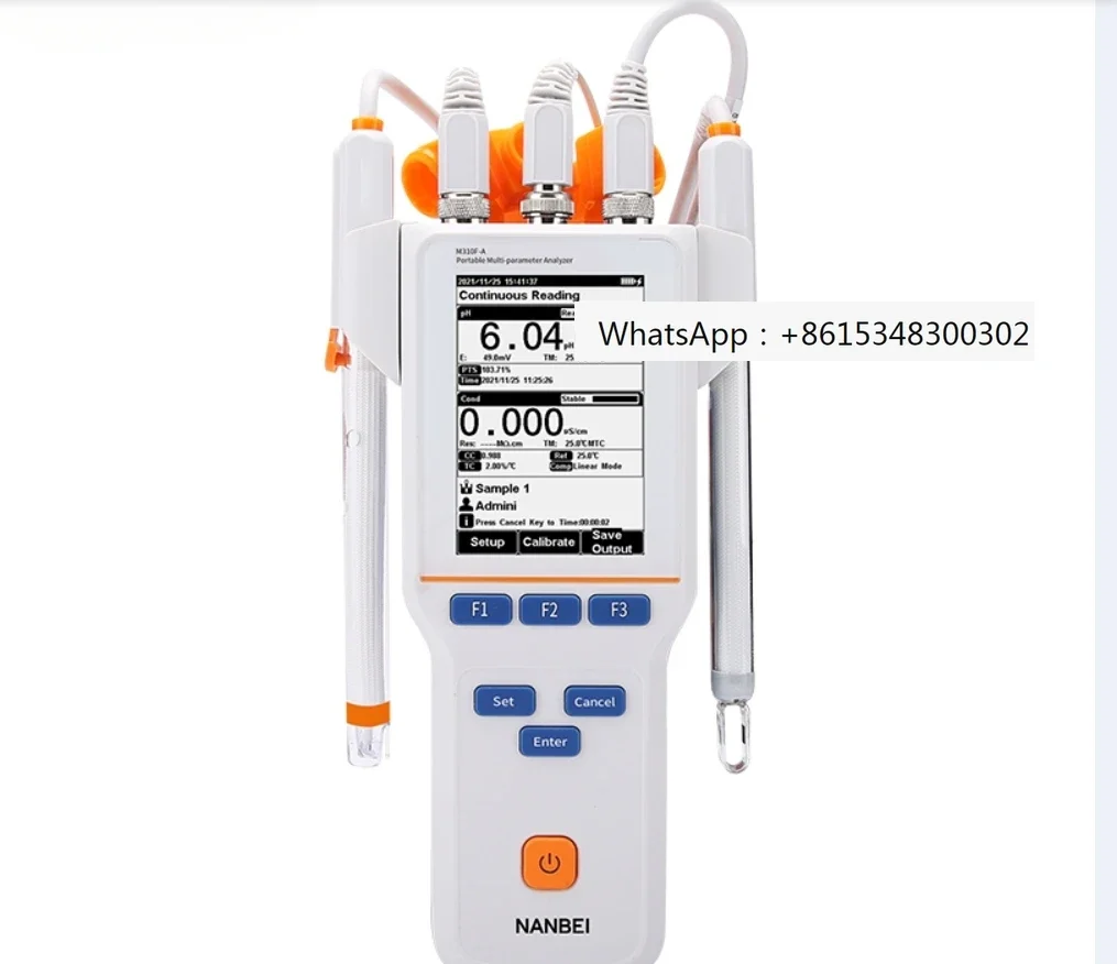 Lab drinking water testing equipment rapid test kit digital multi parameter water quality analyzer meter