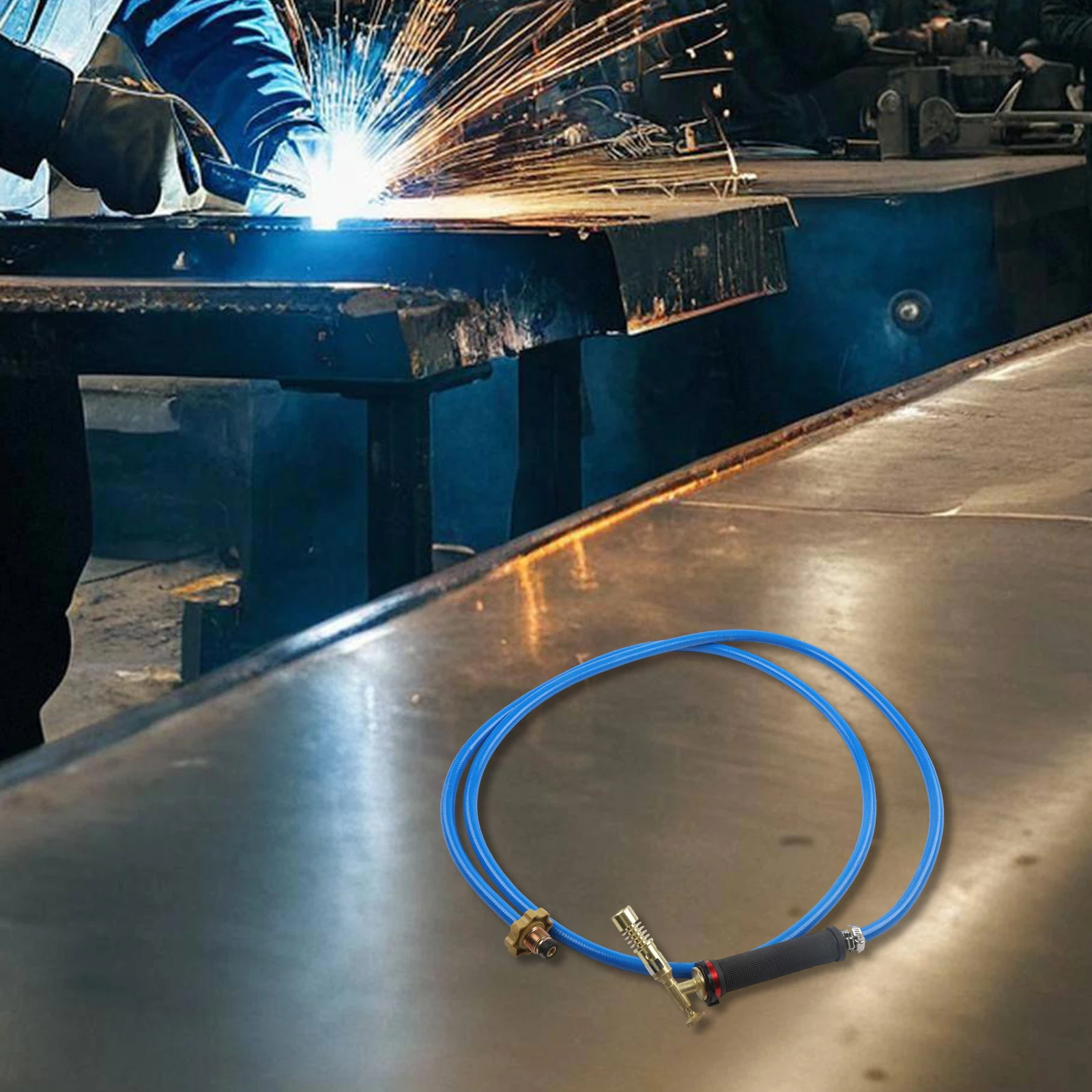 All Copper Liquefied Gas Welding Torch With 2.5M Or 5M Hose For Plumbing Soldering Jewelry Making And Metal Repair Tool