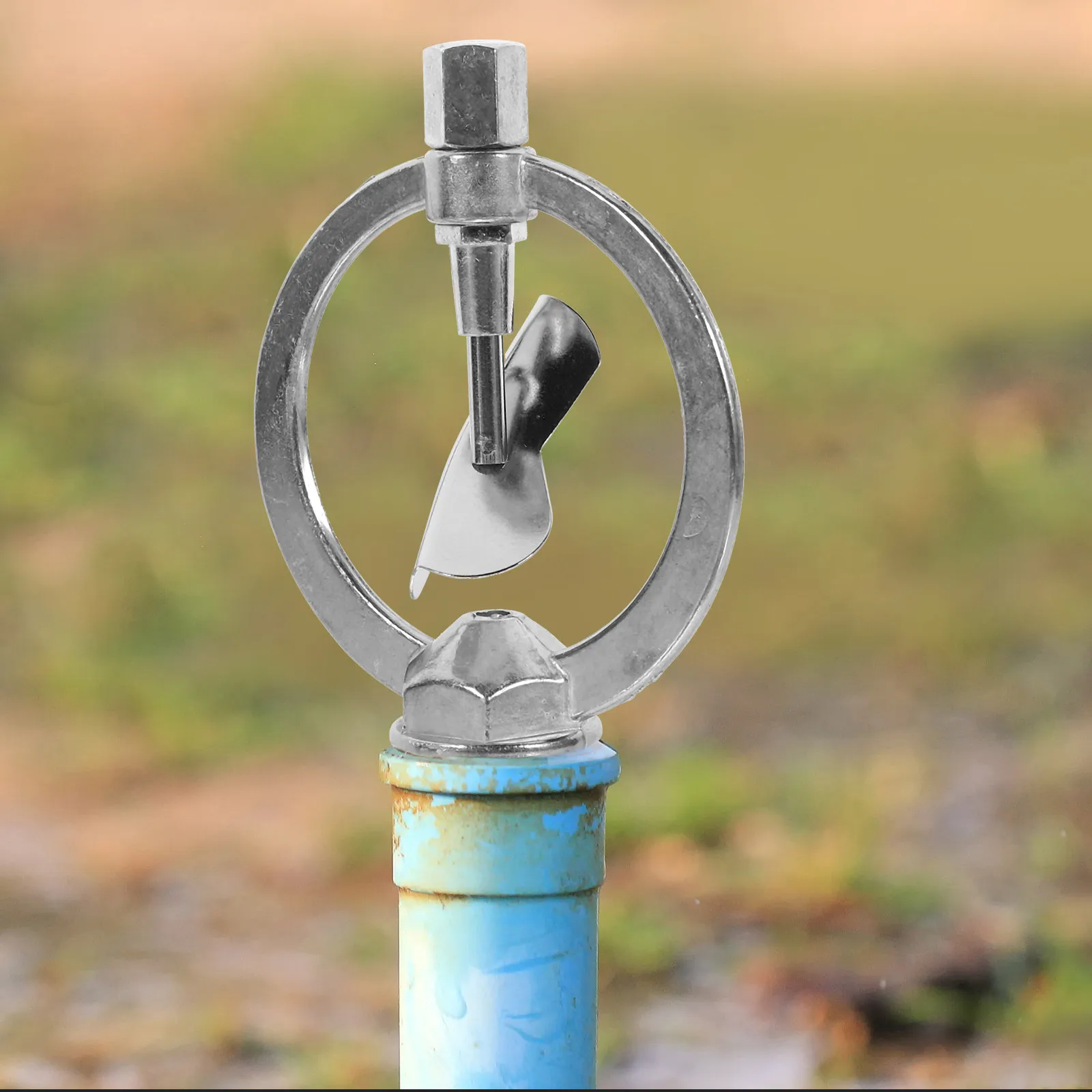 Automatic Rotating Nozzle Sprinkler Heavy Duty Zinc Alloy Irrigation Sprinkler 360 Degrees Rotary System