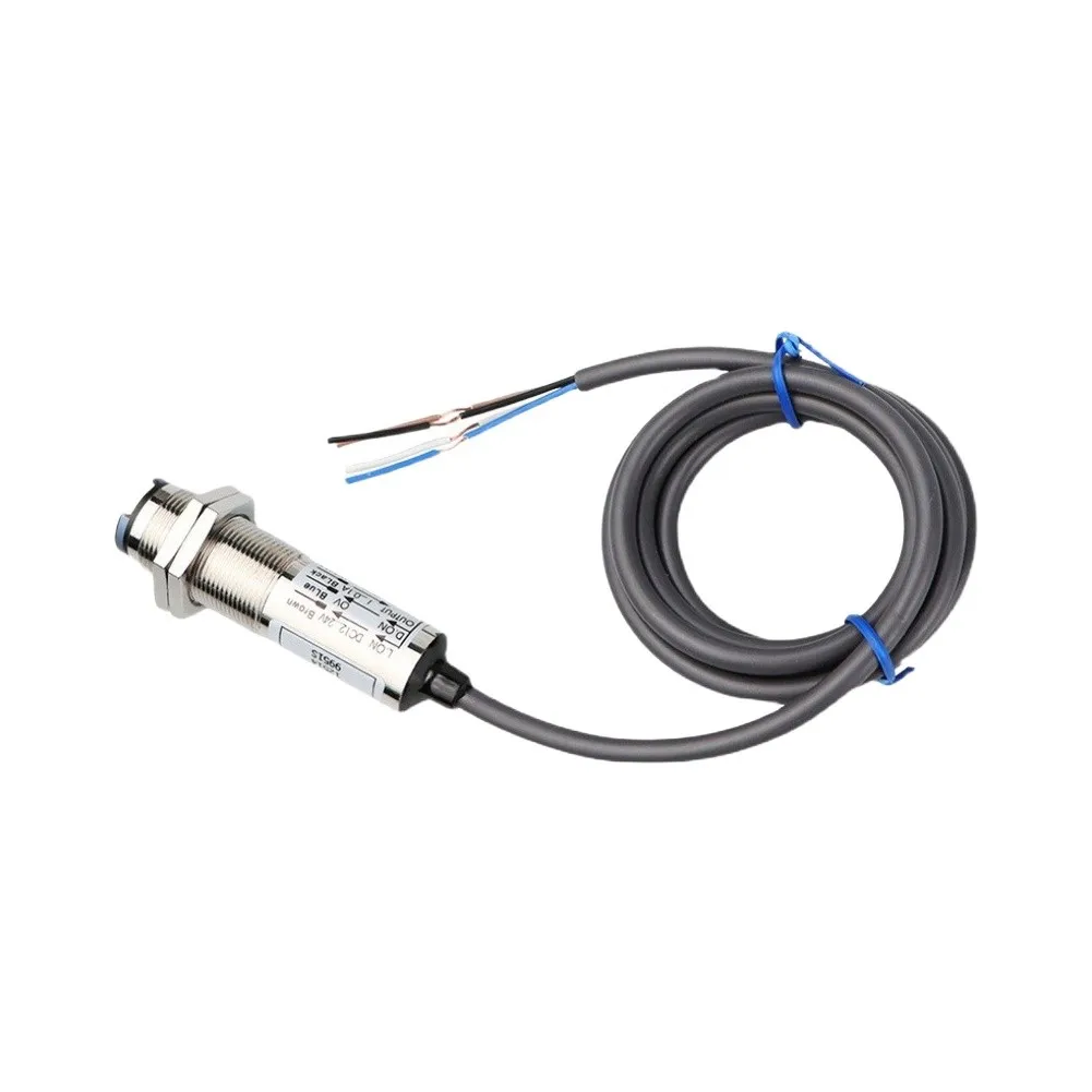 Infrared Photoelectric Switch Sensor 4 Wire NPN For Pnp Diffuse Reflection 10-40cm Adjustable Metal Threaded For Industrial