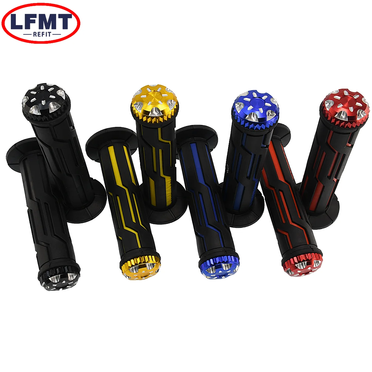 Motorcycle AntiSlip grips Handlebar Grips Bicycle Rubber Handlebar Grips 22mm24mm Universal For YAMAHA YZ YZF HONDA CR CRF KTM