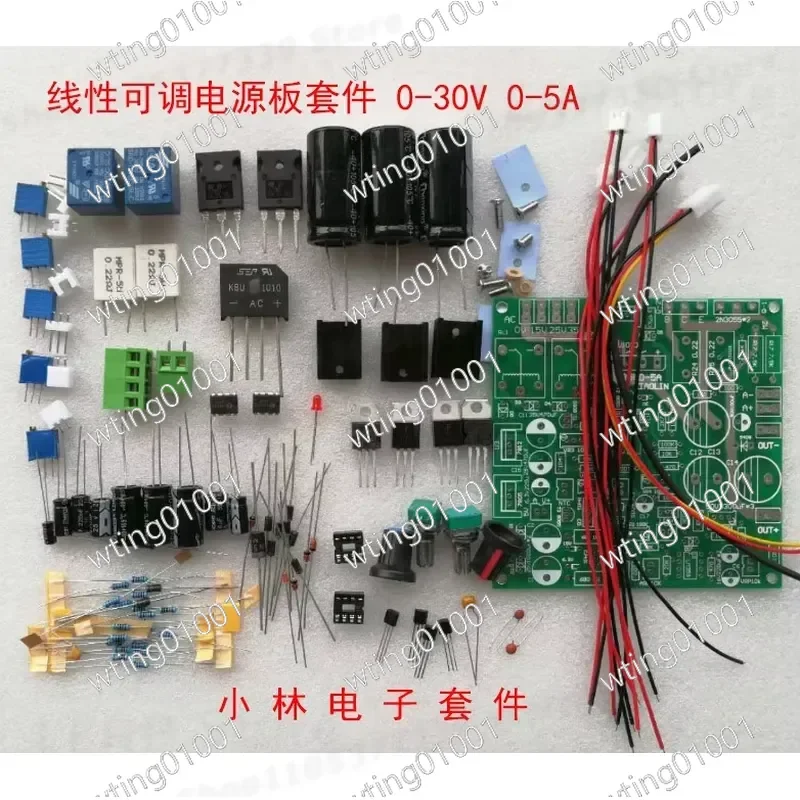 for Adjustable Power Supply 0-30V 0-5A Variable DC Source Constant Voltage Current Regulator Module DIY Electronics Lab Test